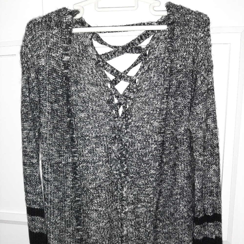 Grey cardigan